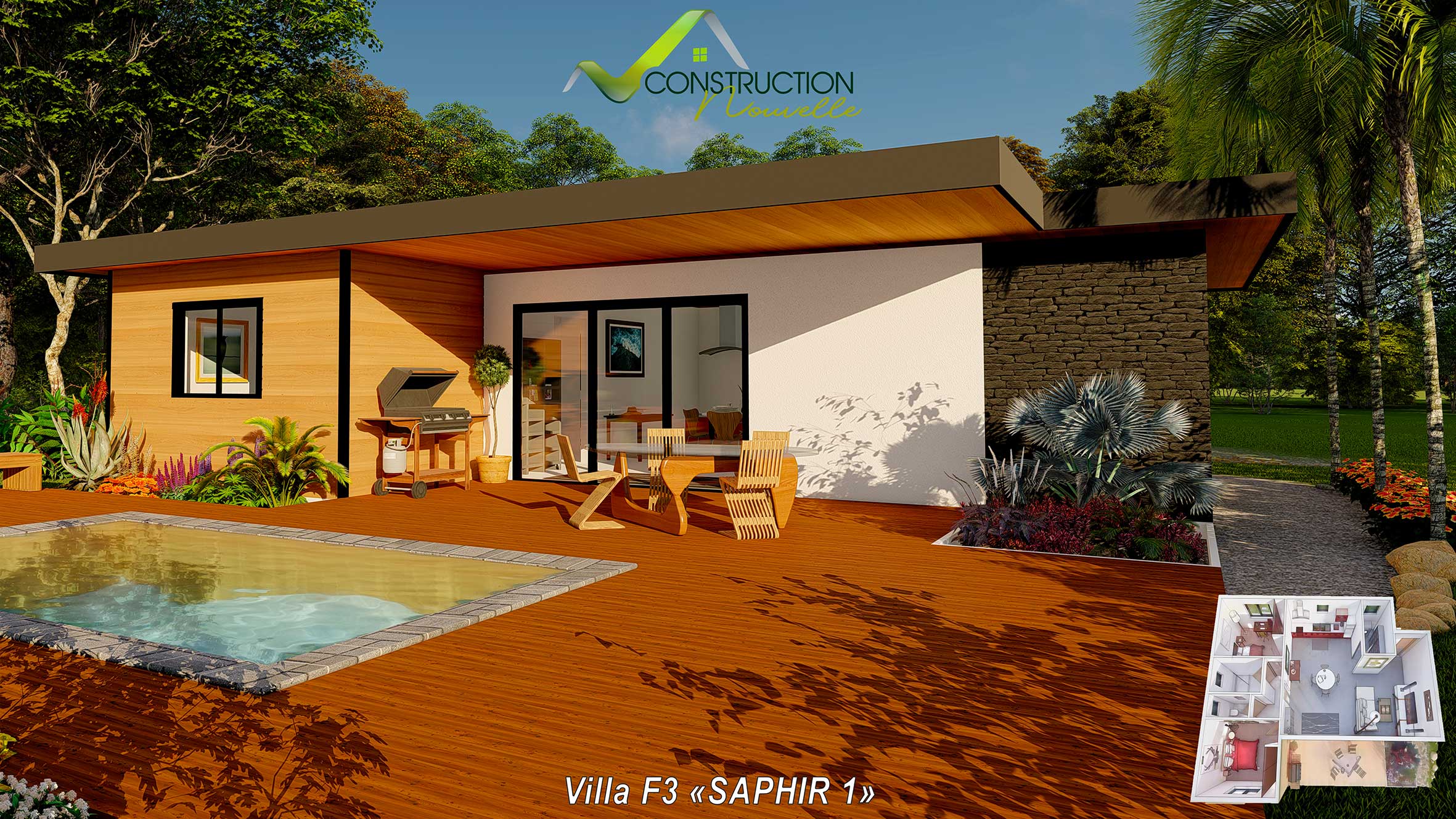 Villa F3 OPAL 1